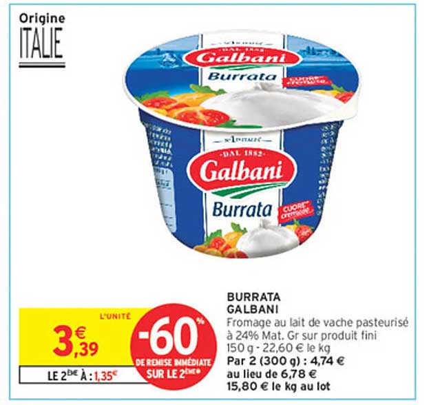 BURRATA GALBANI