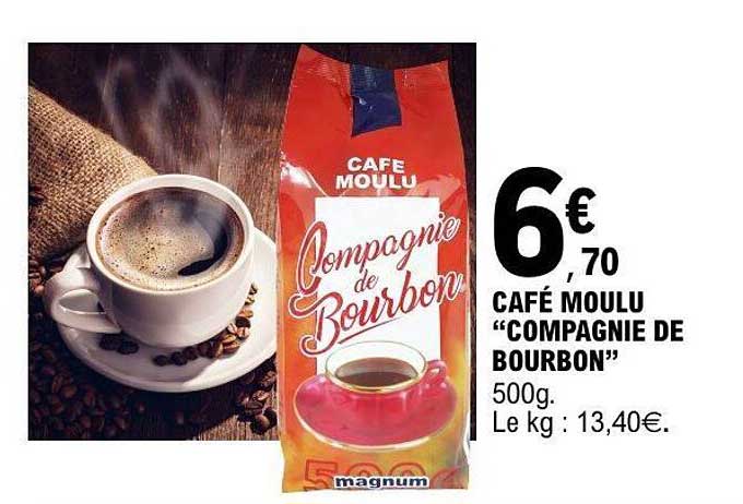 CAFÉ MOULU “COMPAGNIE DE BOURBON”