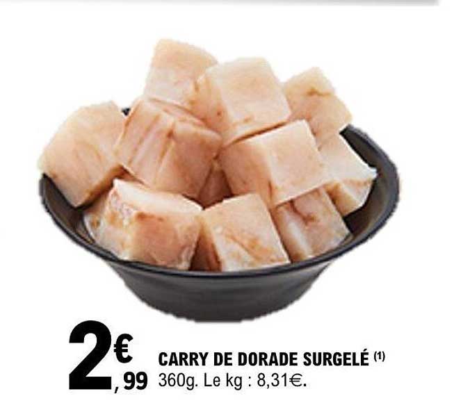 CARRY DE DORADE SURGELÉ