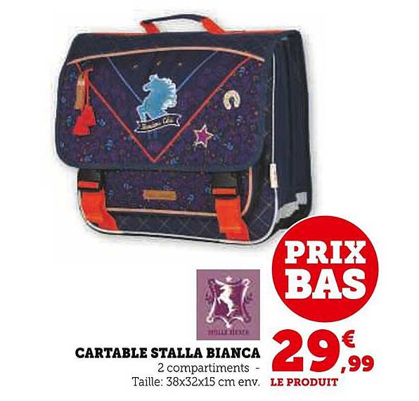 CARTABLE STALLA BIANCA