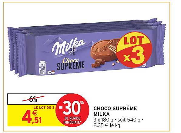 CHOCO SUPRÊME MILKA