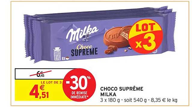 CHOCO SUPRÊME MILKA