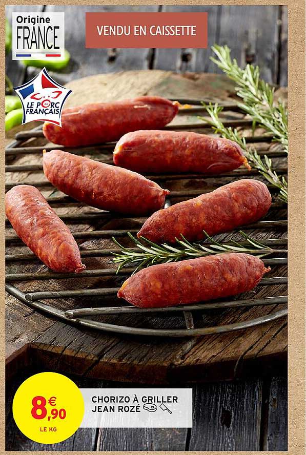 CHORIZO À GRILLER JEAN ROZÉ