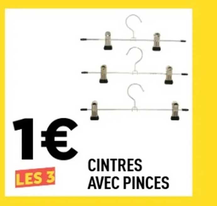 CINTRES AVEC PINCES