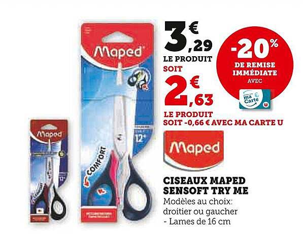 CISEAUX MAPED SENSOFT TRY ME