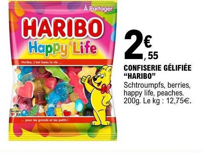 CONFISERIE GÉLIFIÉE “HARIBO”