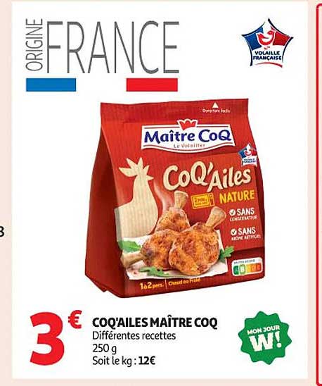 COQ'AILES MAÎTRE COQ