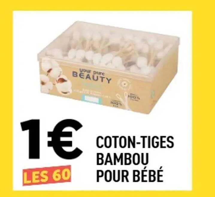 COTON-TIGES BAMBOU POUR BÉBÉ