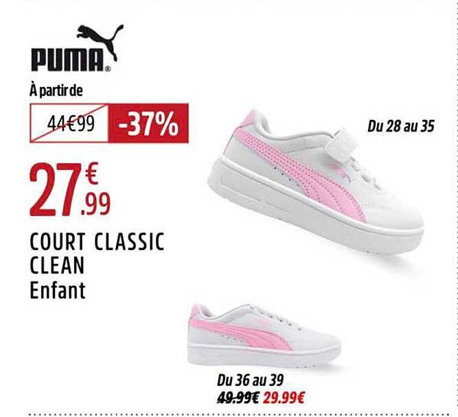 COURT CLASSIC CLEAN Enfant