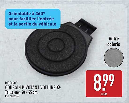COUSSIN PIVOTANT VOITURE