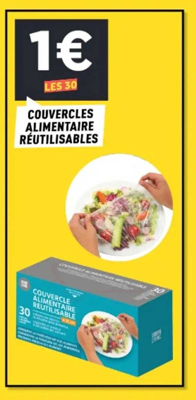 Couvercles alimentaiire réutilisables