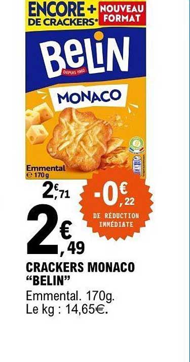 CRACKERS MONACO "BELIN"