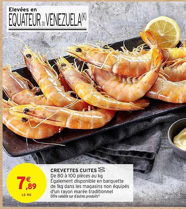 CREVETTES CUITES