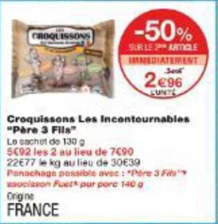 Croquissons Les Incontournables "Père 3 Fils"
