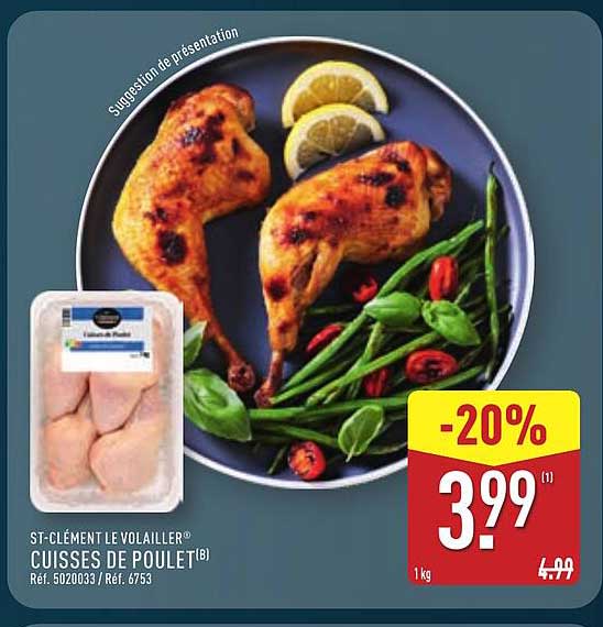 CUISSES DE POULET ST-CLÉMENT LE VOLAILLER®