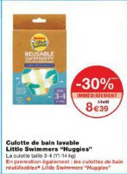 Culotte de bain lavable Little Swimmers "Huggies"