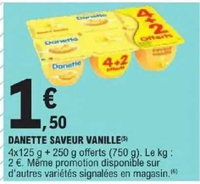 DANETTE SAVEUR VANILLE