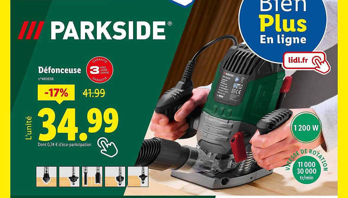 Défonceuse PARKSIDE