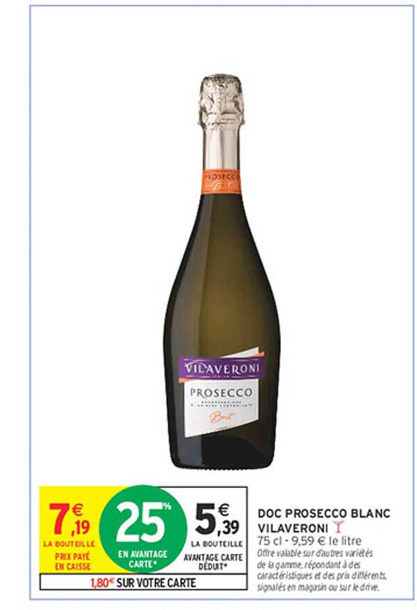 DOC PROSECCO BLANC VILAVERONI