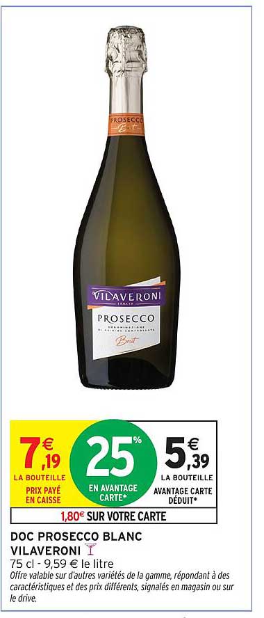 DOC PROSECCO BLANC VILAVERONI