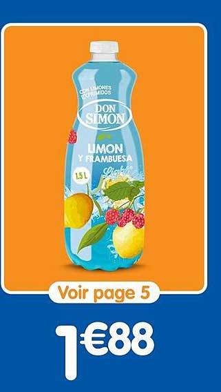 Don Simon Limon y Frambuesa 1,5L