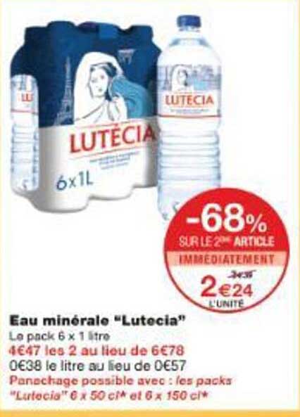 Eau minérale "Lutecia"