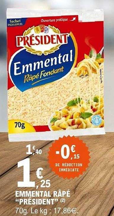 EMMENTAL RÂPÉ “PRESIDENT”