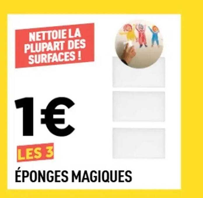 ÉPONGES MAGIQUES