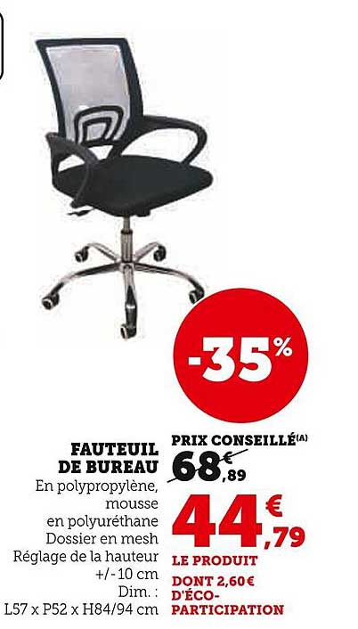 FAUTEUIL DE BUREAU