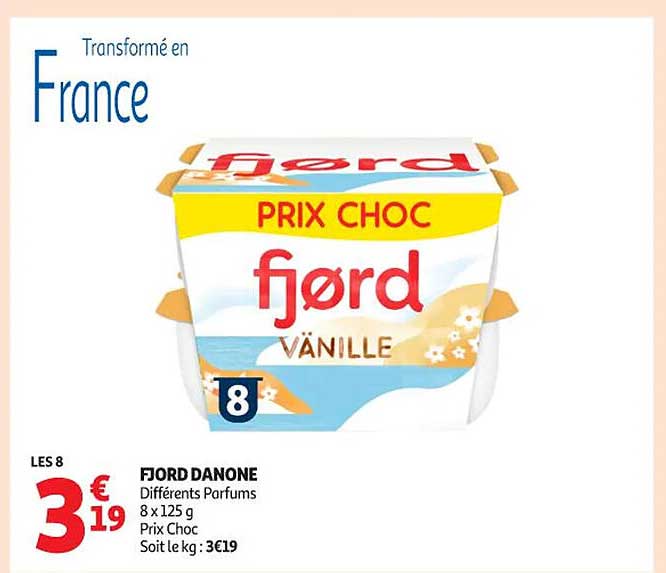 FJORD DANONE 8 x 125 g