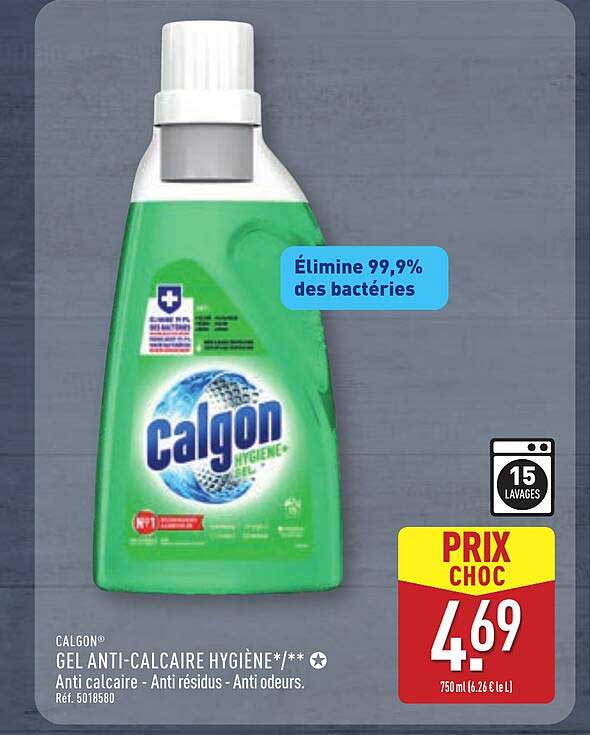 GEL ANTI-CALCAIRE HYGIÈNE