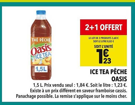 ICE TEA PÊCHE OASIS