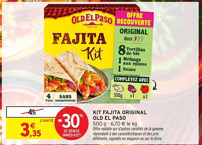 KIT FAJITA ORIGINAL OLD EL PASO