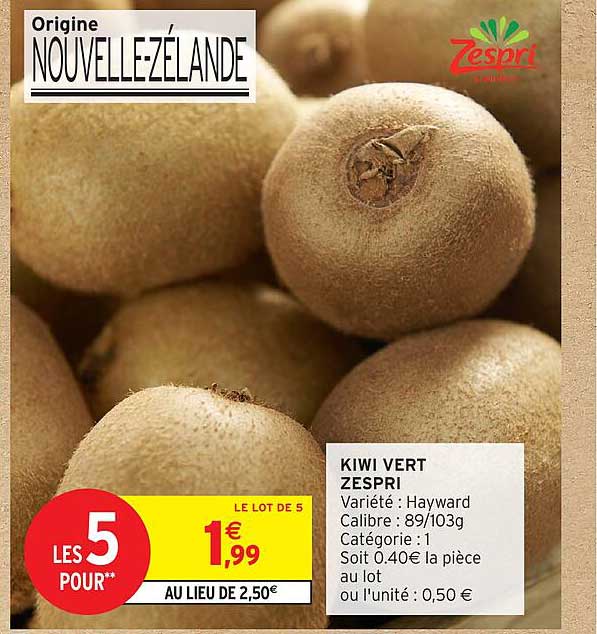 KIWI VERT ZESPRI