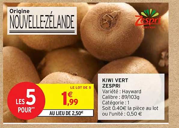 KIWI VERT ZESPRI