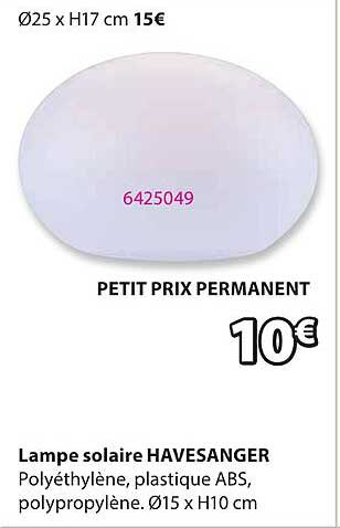 Lampe solaire HAVESANGER
