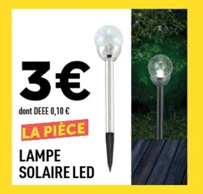LAMPE SOLAIRE LED