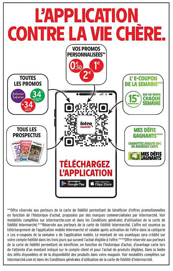 L'application contre la vie chère.