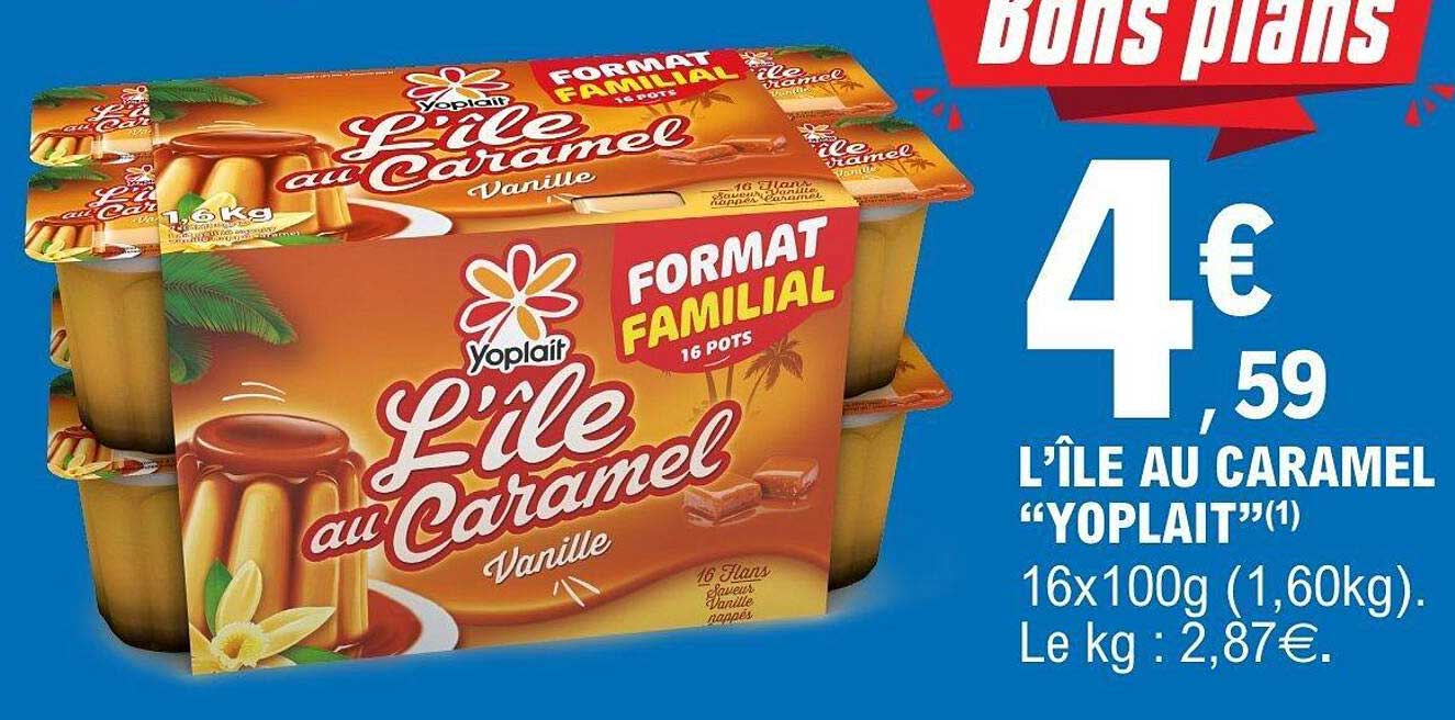 L'ÎLE AU CARAMEL "YOPLAIT"