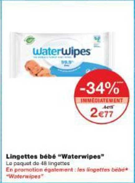 Lingettes bébé “Waterwipes”