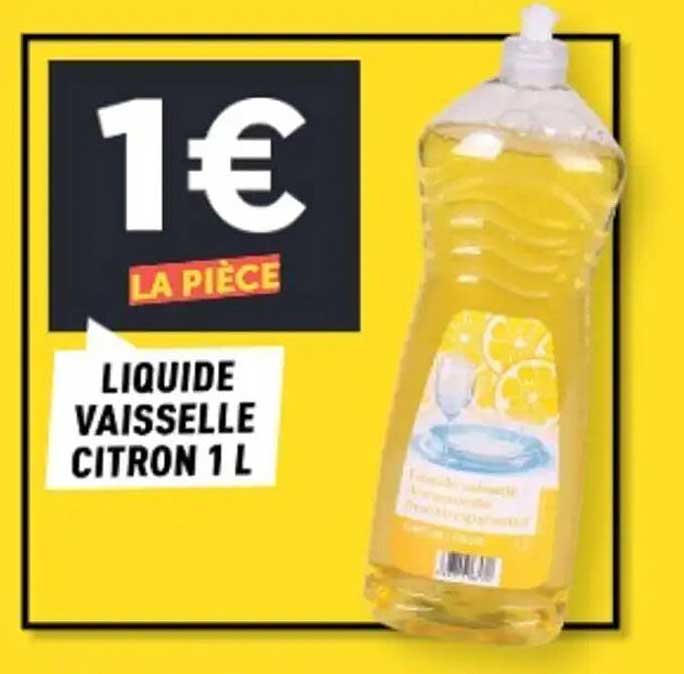 LIQUIDE VAISSELLE CITRON 1 L