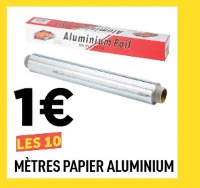 MÈTRES PAPIER ALUMINIUM