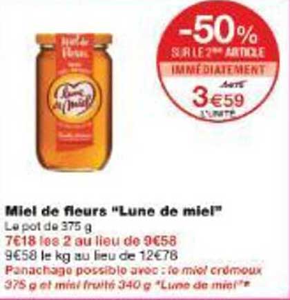 Miel de fleurs "Lune de miel!"