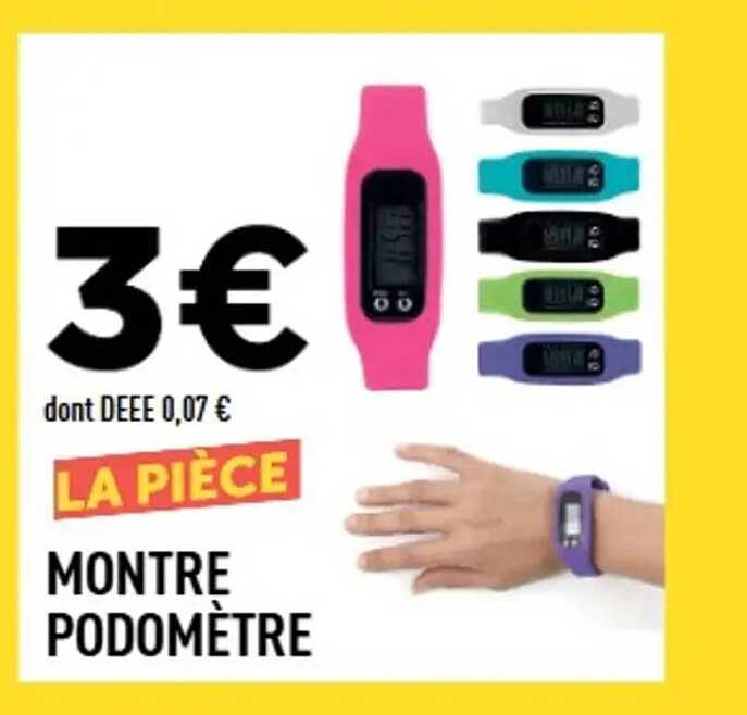 MONTRE PODOMÈTRE