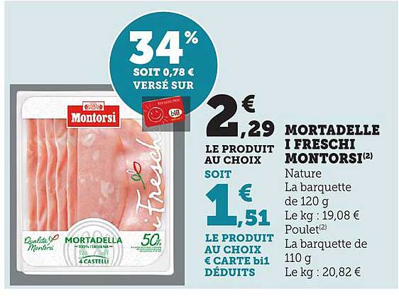 MORTADELLE I FRESCHI MONTORSI