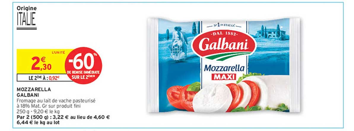 MOZZARELLA GALBANI
