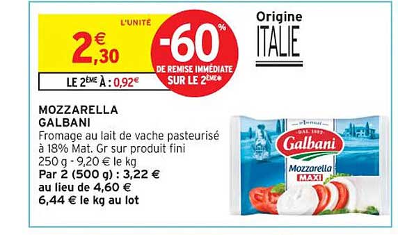 MOZZARELLA GALBANI