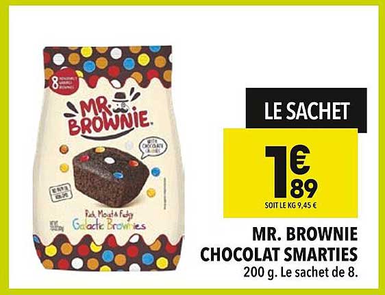 MR. BROWNIE CHOCOLAT SMARTIES