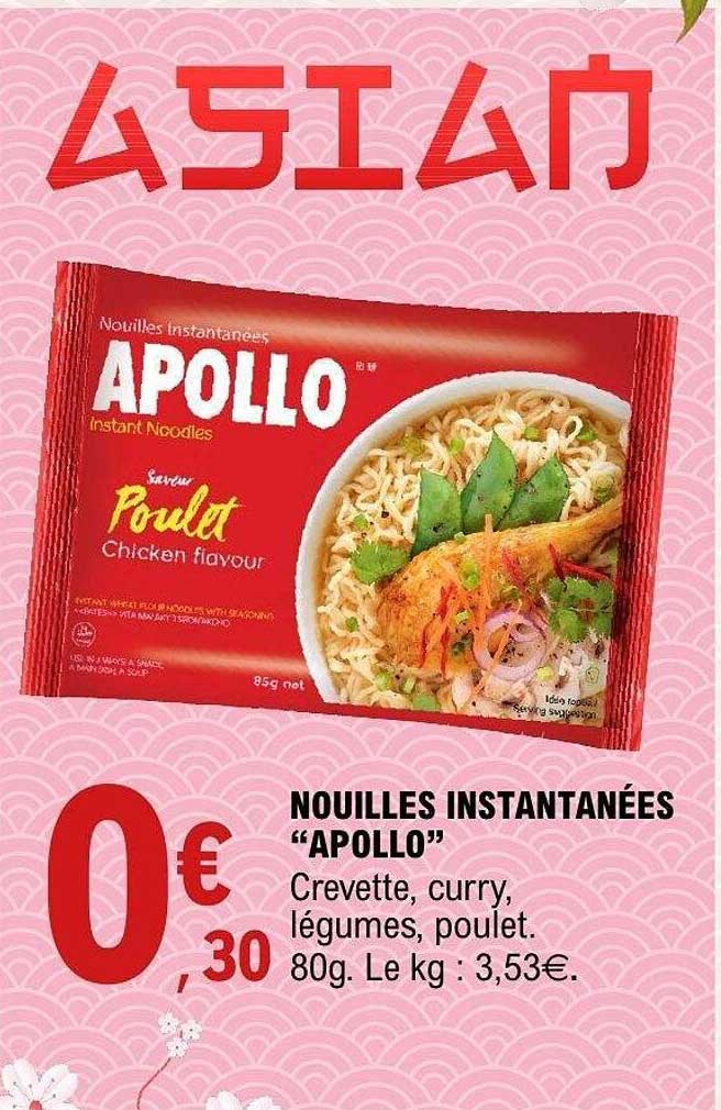 NOUILLES INSTANTANÉES "APOLLO"