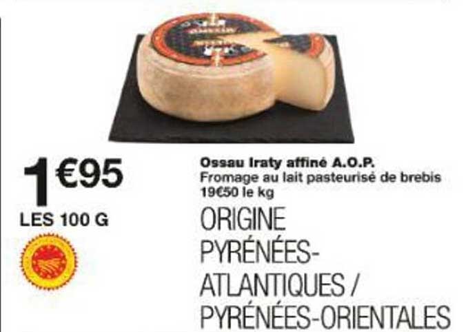 Ossau Iraty affiné A.O.P.